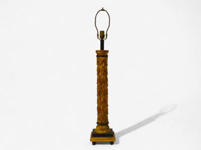Maison Jansen Maison Jansen Hollywood Regency Giltwood Table Lamps France 1950s
