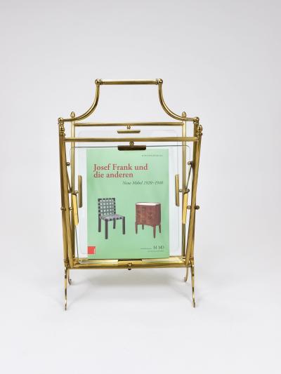 Maison Jansen Maison Jansen Neoclassical Magazine Rack Newspaper Stand France 1950s