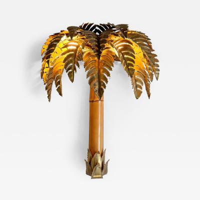 Maison Jansen Maison Jansen Palm Tree Wall Light 1970s