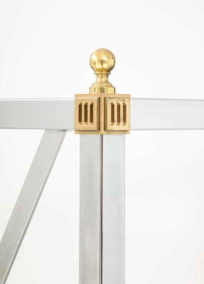 Maison Jansen Maison Jansen Steel Brass Etagere