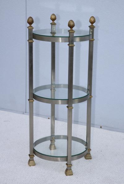 Maison Jansen Maison Jansen Style 3 Tier Side Table Pedestal