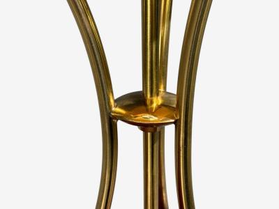 Maison Jansen Maison Jansen Style Arrow Motif Table Lamps Bronze France 1970s