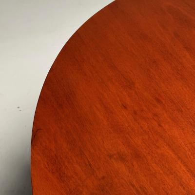 Maison Jansen Maison Jansen Style French Louis XVI Dining Table Circular Mahogany Bronze