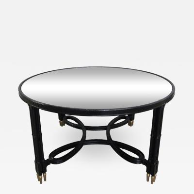 Maison Jansen Maison Jansen Style Mirrored Top Coffee Table