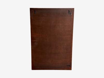 Maison Jansen Maison Jansen Style Verre glomis Glass Wood Venetian Wall Mirror 20th c 