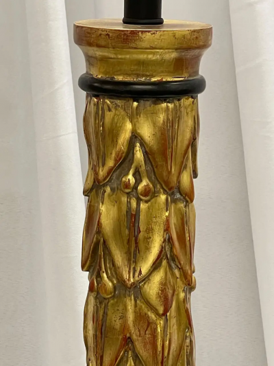 Maison Jansen Maison Jansen Table Lamps Fleur de Lis Mid Century Modern France 1950s