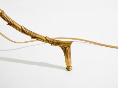 Maison Jansen Maison Jansen foliage gilt bronze floor lamp 1950s