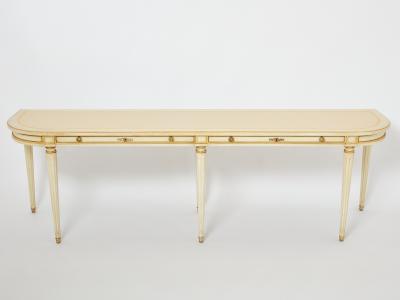 Maison Jansen Maison Jansen neoclassical Louis XVI style console table 1950s