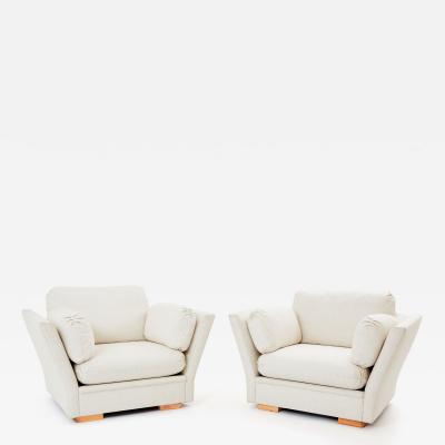 Maison Jansen Maison Jansen neoclassical pair of armchairs reupholstered 1960s