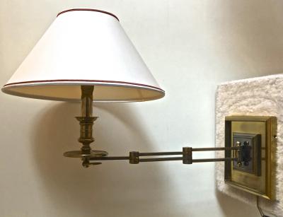 Maison Jansen Maison Jansen rare set of 4 refined gold extendable sconces