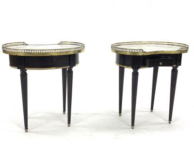 Maison Jansen Maison Jansen so chic pair of kidney shape side table