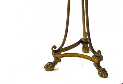 Maison Jansen Maison Jansen tripod swan refined gold bronze floor lamp