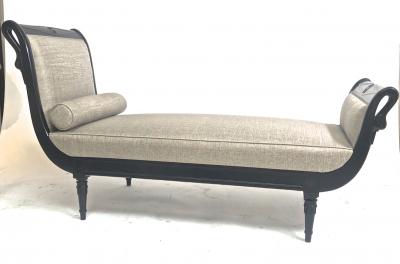 Maison Jansen Maison jansen swan shaped frame day bed newly restored