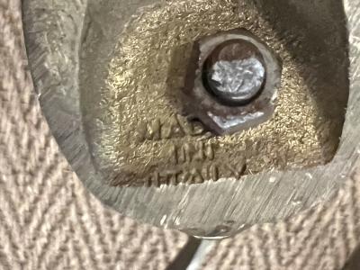 Maison Jansen Neoclassical Style Hollywood Regency Brushed Steel Brass Oval Coffee Table