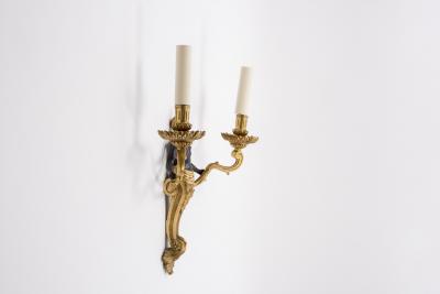 Maison Jansen PAIR of 1900s bronze sconces by maison Jansen