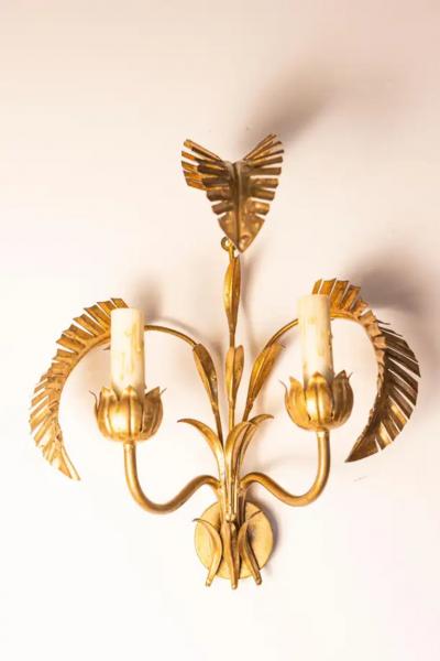 Maison Jansen Pair of 20th Century French Sconces Inspired By Maison Jansen