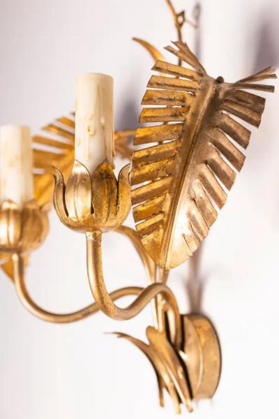 Maison Jansen Pair of 20th Century French Sconces Inspired By Maison Jansen