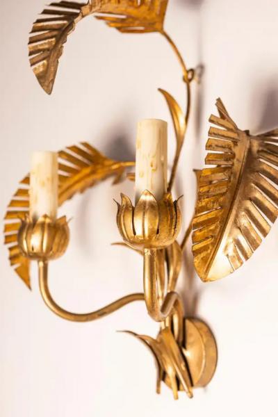 Maison Jansen Pair of 20th Century French Sconces Inspired By Maison Jansen