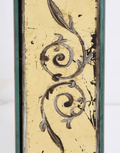 Maison Jansen Pair of Eglomis Lamps