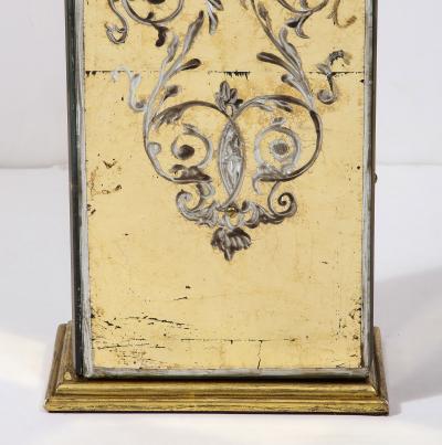 Maison Jansen Pair of Eglomis Lamps