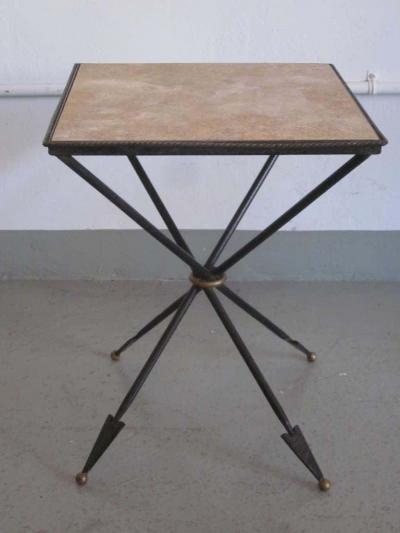 Maison Jansen Pair of French 1940s Style Modern Neoclassical Gueridons Side Tables