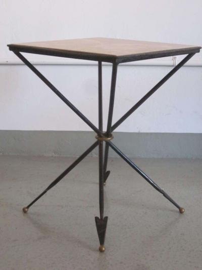 Maison Jansen Pair of French 1940s Style Modern Neoclassical Gueridons Side Tables