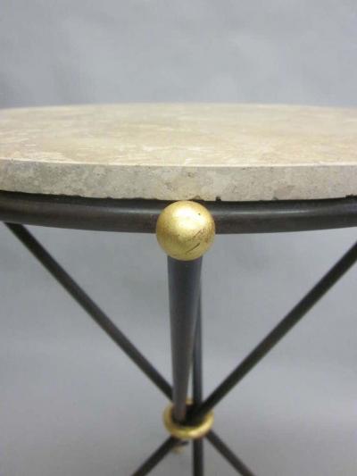 Maison Jansen Pair of French 1940s Style Modern Neoclassical Side Tables