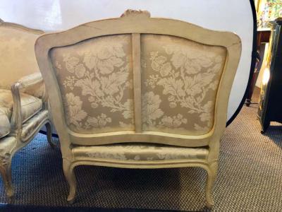 Maison Jansen Pair of Louis XV Style Lounge Chairs by Maison Jansen