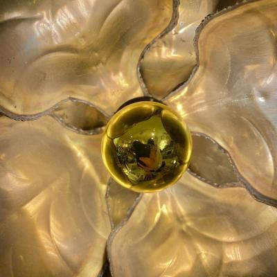 Maison Jansen Pair of Maison Jansen Floral Wall Lights