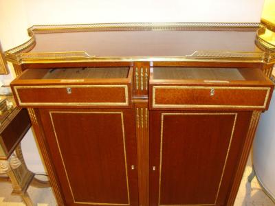 Maison Jansen Pair of Maison Jansen Russian Neoclassical Style Cabinets