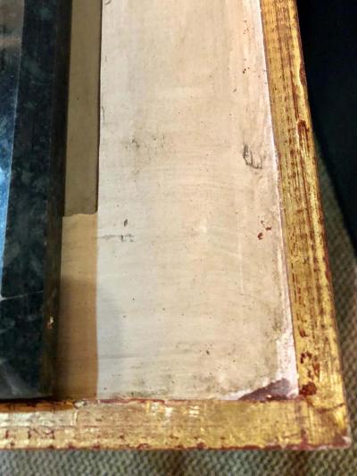 Maison Jansen Pair of Neoclassical Style Marble Top Consoles Attributed to Maison Jansen