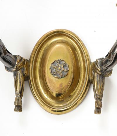 Maison Jansen Pair of classic style sconces by maison Jansen