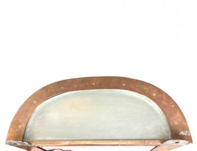 Maison Jansen SUPERB RARE PARISIAN ART DECO BRONZE GLASS CURIO CABINETS BY MAISON JANSEN