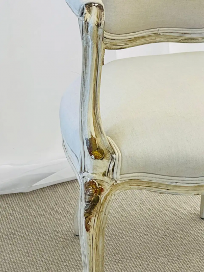 Maison Jansen Set of 14 Maison Jansen Swedish Style Dining Chairs