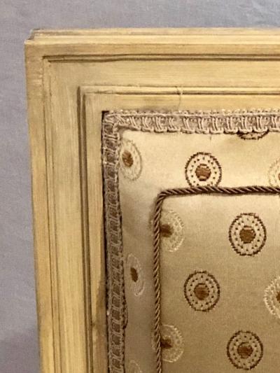 Maison Jansen Set of Five Jansen Style Paint Gilt Louis XVI Style Dining Chairs