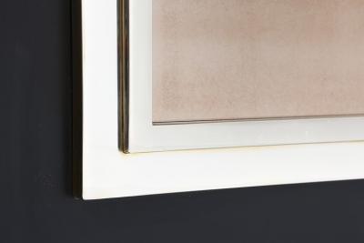 Maison Jansen Square Hollywood Regency Mirror Maison Jansen Style 1970s