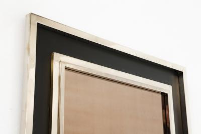 Maison Jansen Square Hollywood Regency Mirror Maison Jansen Style 1970s