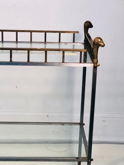 Maison Jansen Unusual Rams Head Console by Maison Jansen