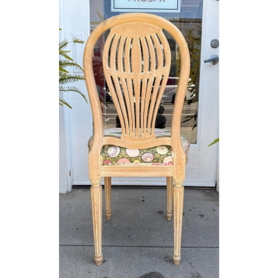 Maison Jansen Vintage French Maison Jansen Hot Air Balloon Back Side Chair 1 of 4