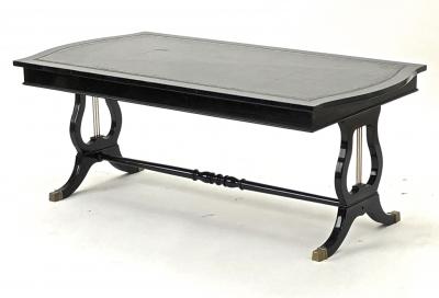 Maison Jansen maison jansen refined big harp shaped coffee table