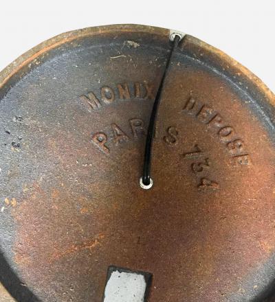 Maison Monix Floor lamp in lacquered metal and brass Monix Paris France circa 1960