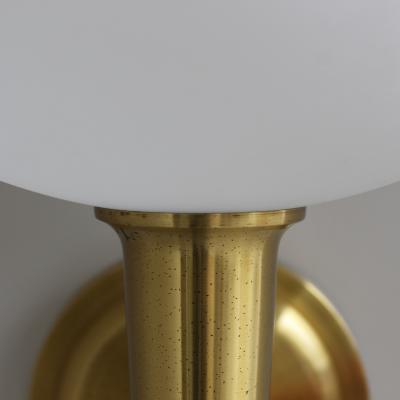 Maison Perzel 3 Fine French 1950s Glass and Bronze Torch Sconces by Atelier Perzel