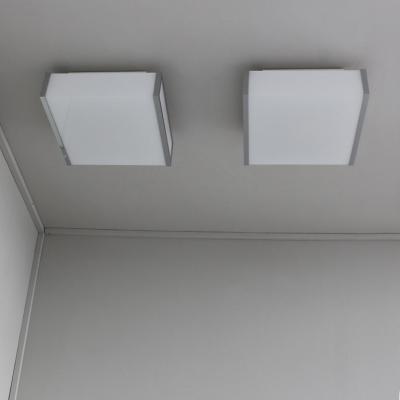 Maison Perzel Pair of Fine French Art Deco Glass and Chrome Ceiling Wall lights by Perzel