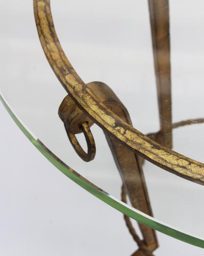 Maison Ramsay Fine French 1940s Gueridon Side Table by Maison Ramsay