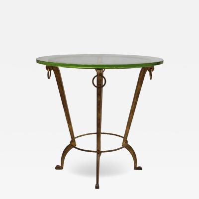 Maison Ramsay Fine French 1940s Gueridon Side Table by Maison Ramsay