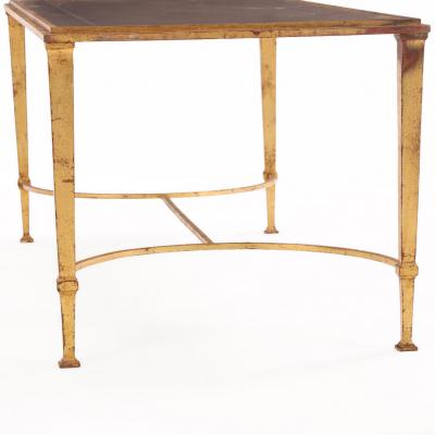 Maison Ramsay French Gilt Iron Coffee Table Attributed to Maison Ramsay C 1960