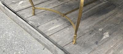 Maison Ramsay Maison Ramsay big refined gold leaf wrought iron coffee table