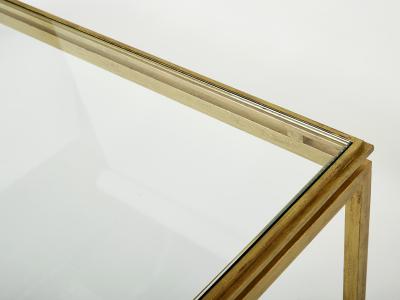 Maison Ramsay Maison Ramsay coffee table gilded iron glass 1950