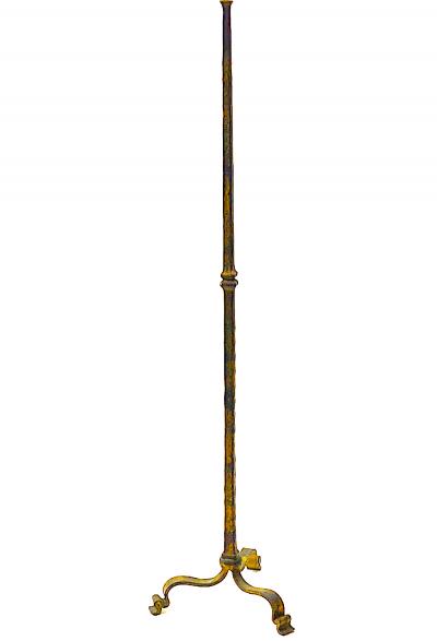 Maison Ramsay Maison Ramsay gold leaf wrought iron floor lamp