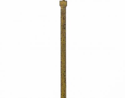 Maison Ramsay Maison Ramsay superb gold leaf wrought iron floor lamp